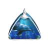 3D Underwater World Fish dolphi Printed Long Tissue Box Cover Leather Modern Tissue Case Tissue Box Holder for Home Office Decor Bathroom Car view 2