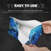 3D Underwater World Fish dolphi Printed Long Tissue Box Cover Leather Modern Tissue Case Tissue Box Holder for Home Office Decor Bathroom Car view 3