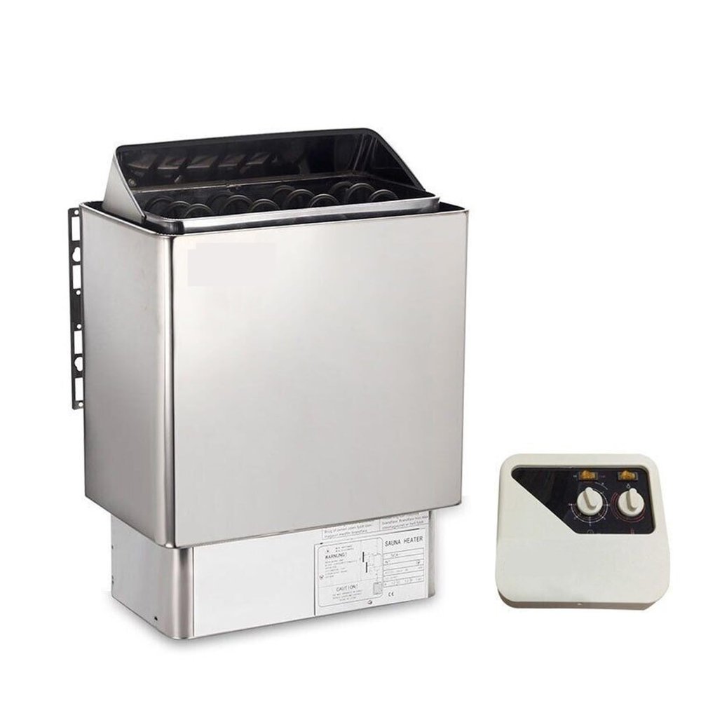 Bathroom Sauna Machine 3KW/4.5W/6KW/9KW Sauna Heater Sauna Steam Generator Home Use Heating Furnace Room Dry Equipment with Digital Controller for Shower in Home Steam Room Shower(9KW)