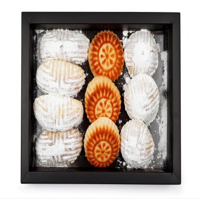 Mix Maamoul (575g) - Assorted Middle Eastern Cookies | Soft, Flaky Pastry Filled with Nuts and Dates | Authentic Handcrafted Treats | Perfect for Gifting, Celebrations, and Everyday Enjoyment!