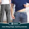 SUNKISS Incontinence Pants for Men, Daytime Disposable Adult Pull Ups, Mens Protective Underwear with Maximum Absorbency, Grey, Medium, 16 Count view 2