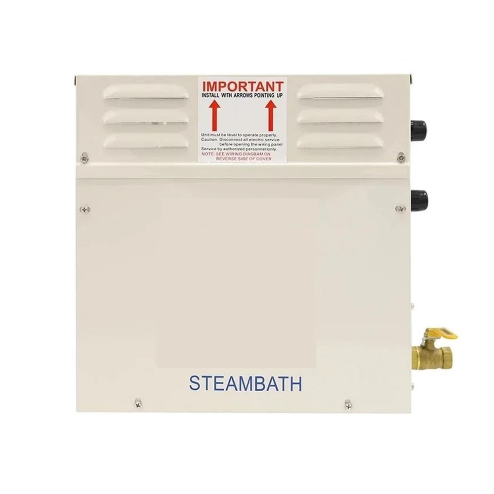 Bathroom Sauna Machine 4.5KW Steam Generator for Shower Home Steam Machine Sauna Equipment Sauna Bath SPA Steam Shower with Digital Controller for Shower in Home Steam Room Shower(ST45 4.5KW)
