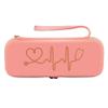 Nsssunnre Stethoscope Storage Box EVA Portable Travel Carrying Case with Mesh Bag, Hard Drive,Pen,Medical Organizer Pink view 1