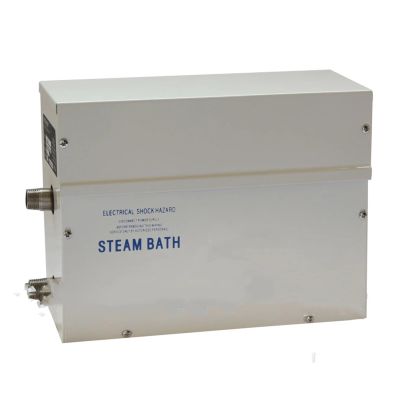 Bathroom Sauna Machine Steam Generator Sauna Steamer Heater Bath Shower Room High Power Machine 3 to 9 KW Heating for Shower in Home Steam Room Shower(6KW)