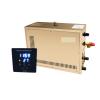 Bathroom Sauna Machine Automatic Stainless Steel Steam Generator Automatic Descaling Sauna Room Steam Bath Machine for Spa Room Digital Controller for Shower in Home Steam Room Shower(15kw 380)