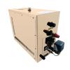 Bathroom Sauna Machine Automatic Stainless Steel Steam Generator Automatic Descaling Sauna Room Steam Bath Machine for Spa Room Digital Controller for Shower in Home Steam Room Shower(15kw 380) view 3