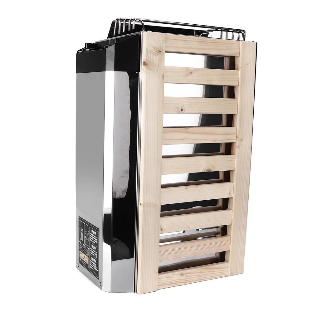 Bathroom Sauna Machine 3KW Sauna Stove Stainless Steel Sauna Heater Internal Control Sauna Heating Stove for Bedroom Office Sauna Heating Stove for Shower in Home Steam Room Shower(3KW220)