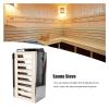 Bathroom Sauna Machine 3KW Sauna Stove Stainless Steel Sauna Heater Internal Control Sauna Heating Stove for Bedroom Office Sauna Heating Stove for Shower in Home Steam Room Shower(3KW220) view 2