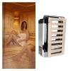 Bathroom Sauna Machine 3KW Sauna Stove Stainless Steel Sauna Heater Internal Control Sauna Heating Stove for Bedroom Office Sauna Heating Stove for Shower in Home Steam Room Shower(3KW220) view 3