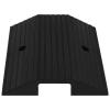 Brokky 150976 Bridge Threshold Ramp 49x40x8 cm Rubber Rubber Threshold Ramp,Self Adhesive Door Floor Transition Strip,Flooring Threshold Ramp Reducer,Door Strip Trim Bar for Carpet Threshold Transitio view 3