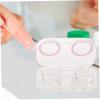 Healeved 4pcs Lens Case Lens Case Holder Storage Box Pad Ring for Daily Storage Random Style view 3