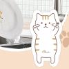 lisutupode Cat sponge, cat sponges | cartoon wood cellulose sponge | sponge for washing dishes, soft, scratch- peeling with carry strap for cleaning kitchen and household view 3