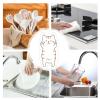 lisutupode Cat sponge, cat sponges | cartoon wood cellulose sponge | sponge for washing dishes, soft, scratch- peeling with carry strap for cleaning kitchen and household view 4