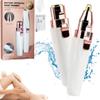 2-in-1 Women's Eyebrow and Facial Hair Removal Device,Facial Hair Trimmer,Electric Portable 2 in 1 Face Shaver and Eyebrow Trimmer, Rechargeable Lips Body Facial Razor, Built-in LED Light (1 Pcs) view 1