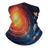 KWQDOZF Multi Purpose Bandana Breathable Face Mask Face Mask Neck Mask Outer Space Galaxy Solar System Printed Scarf Suitable for Skiing Fishing Hiking Cycling view 2
