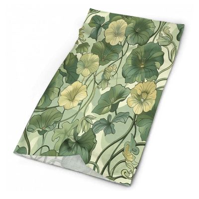 KWQDOZF Multi Purpose Bandana Breathable Face Mask Face Mask Neck Mask Olive Green Style Printed Scarf Suitable for Skiing Fishing Hiking Cycling
