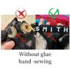 2 Pack Personalized Rhinestone Thongs Custom Name, DIY Hand-Sewn Shiny Gold Letters, Luxury Custom Underwear view 4