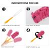 yupogongfu Hand Dusters Cleaning Pad Reusable Easy to Use Duster Pads Compatible Layer Duster Pad Versatile Fleece Duster for Home Cleaning Work CZ(12) view 2