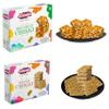 Jaimin Chikki Variety Pack Dry Fruit, Sesame and Coconut Flavours Chikki Traditional Indian Brittle (Pack of 1, Dry Fruit & Sesame) view 1
