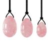 3pc Natural Jade Yoni Massager Women Yoni Eggs Jade Balls Kegel Exerciser-Rose Quartz view 1