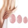 3pc Natural Jade Yoni Massager Women Yoni Eggs Jade Balls Kegel Exerciser-Rose Quartz view 2
