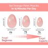 3pc Natural Jade Yoni Massager Women Yoni Eggs Jade Balls Kegel Exerciser-Rose Quartz view 3