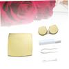 Healeved Portable Lens Case Box Suction Mirror Elegant Design for Contact Lenses Case for Toiletry Containers for Travel Includes Tweezers and Suction Stick Bottle view 4