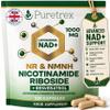 PURETREX NMN Supplements 1000mg, Made in UK, 120 Vegan Capsules, Liposomal NAD Plus with Nicotinamide Riboside and Resveratrol, High Strength Cellular Energy, Healthy Aging Formula view 1