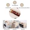 BAMFY Washer and Dryer Covers for The Top, Washing Machine Cover Universal Furniture Protect Portable Fridge Top Cover for Home Kitchen Dust Cover Decorate(65 * 170cm,C) view 2