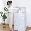 BAMFY Washing Machine Cover for Top Load Universal Decorate Portable Waterproof Top Cover Washer and Dryer Covers for The Top Laundry(56 * 54 * 86,FLIP TOP_C) view 2