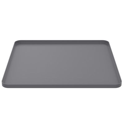 BAMFY Washer Dryer Countertop, Non-Slip Waterproof Silicone Washer and Dryer Covers for The Top, Universal Portable Front Load Protector Mat Washing Machine Cover(Grey,60 * 60cm)