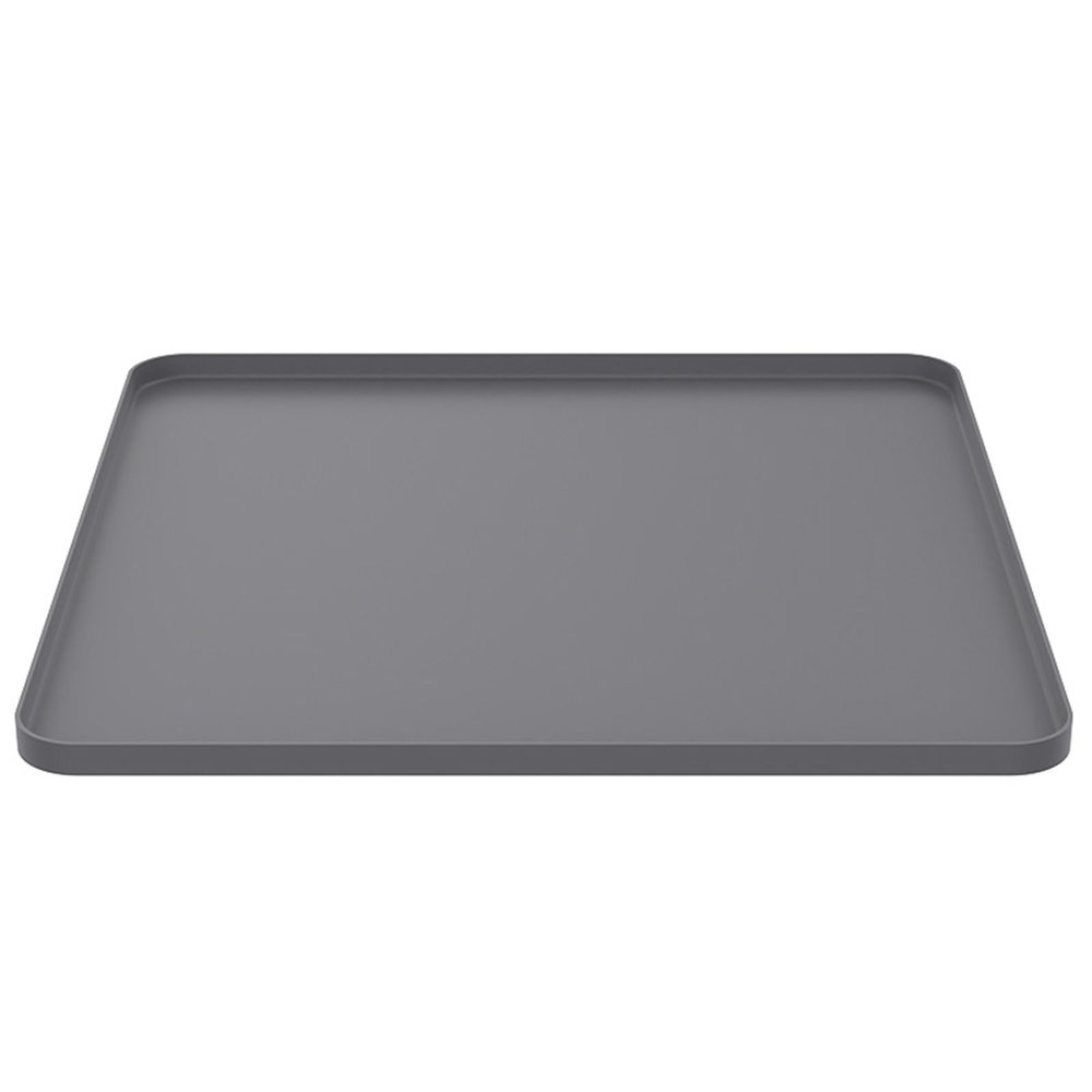 BAMFY Washer Dryer Countertop, Non-Slip Waterproof Silicone Washer and Dryer Covers for The Top, Universal Portable Front Load Protector Mat Washing Machine Cover(Grey,60 * 60cm)