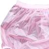 PVC Adult Pull on Plastic Pants,Reusable Nappies,Plastic Diaper Pants Cover,Wound Sealing Waterproof Pants,Rubber Incontinence Knickers, Anti-Side Leakage Safety Pants for Women C,XL view 2