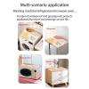 BAMFY Washer and Dryer Covers for The Top Portable Washing Machine Cover for Front Load Furniture Cover Printing Decorate Non-Slip Fridge Protector Mat(50 * 50cm,B) view 2