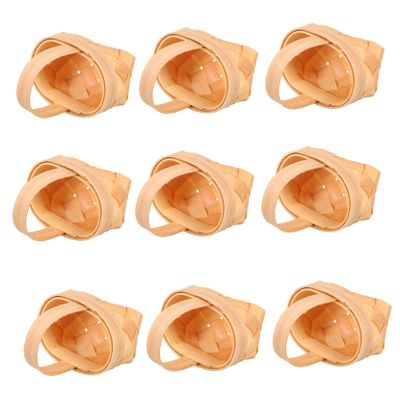 Alipis 20pcs Baskets Woven Chocolate Packaging for Boys and Girls Parties Crafts and Home Decor