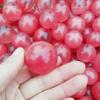 10Pcs Natural Red Smelting Stone Ball Raw Quartz Crystal Sphere W/Stand view 2