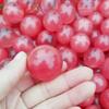 10Pcs Natural Red Smelting Stone Ball Raw Quartz Crystal Sphere W/Stand view 3