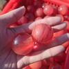 10Pcs Natural Red Smelting Stone Ball Raw Quartz Crystal Sphere W/Stand view 4