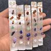 10Pcs Copper Wire Wrap White Gypsum Selenite Crystal Polished Stone Wand view 2