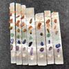 10Pcs Copper Wire Wrap White Gypsum Selenite Crystal Polished Stone Wand view 4