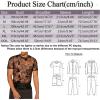 Mymyguoe Sexy Mesh Shirt Men's Mesh Transparent Undershirt Slim Fit Muscle Shirts Short Sleeve T Shirts Mesh Tops Underwear Mesh Structure Mesh Shirt Sports Shirts Mesh T Shirts Wetlook Top, 02 black, view 3
