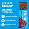 TRIBE Protein + Focus Flapjack Bars - Choc Brownie (12 x 60g) | Vegan Protein Bar | Lion's Mane, Ginseng + 9 Nutrients For Clarity & Natural Energy | High Fibre, Gluten Free Healthy Snack view 3