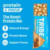 TRIBE Protein + Focus Flapjack Bars - Peanut Butter Blondie (12 x 60g) | Vegan Protein Bar | Lion's Mane, Ginseng + 9 Nutrients For Clarity & Natural Energy | High Fibre, Gluten Free Healthy Snack view 3