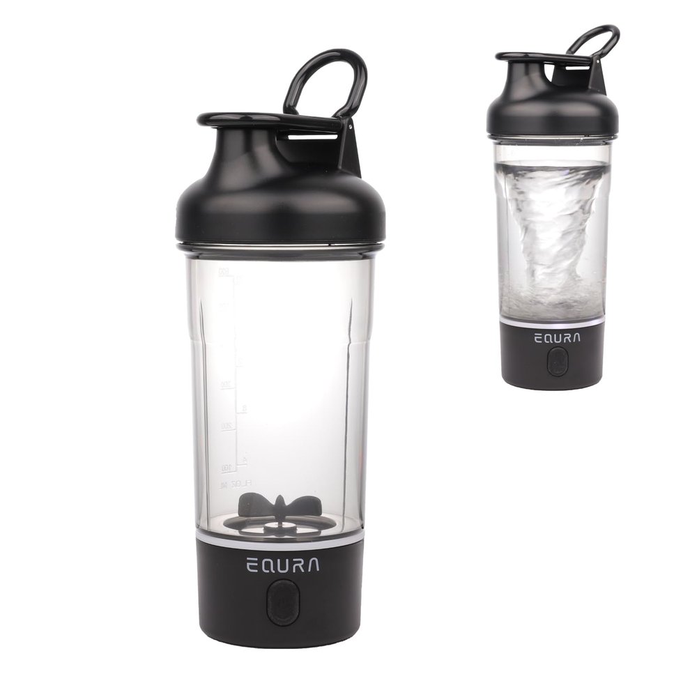 Daasigwaa Electric Protein Shaker Bottle, 25.4 Oz Pulse Blender Bottles For Protein Mixes, | Tritan | Bpa Free| Portable Mixer Cup, Rechargeable Shake Cups And Meal Replacement Shakes(Black)