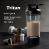 Daasigwaa Electric Protein Shaker Bottle, 25.4 Oz Pulse Blender Bottles For Protein Mixes, | Tritan | Bpa Free| Portable Mixer Cup, Rechargeable Shake Cups And Meal Replacement Shakes(Black) view 4
