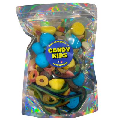 Candy Kids Ultimate Party Mix 1KG Pouch - Premium Fizzy & Non-Fizzy Gummy Jelly Chewy Pick & Mix Sweets - Perfect for sharing, Gifting, Movie Nights and Parties - Assorted Bulk Pick n Mix Candy