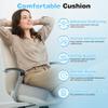 POOTACK Seat Cushions - Memory Foam Office Chair Cushion with Supportive Design, Non-Slip Car Seat Cushion Pad for Long Sitting, Gaming, Travel and Home Use view 3
