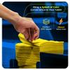 1000PK Yellow Paper Serviettes Soft Napkins 33x33cm 2PLY Kitchen Tissue Paper Disposable Tableware Parties Events Hotel Catering view 3