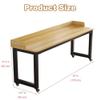 Over Bed Table with Wheels - Mobile Bed Tables Overbed Tables - Overbed Table Desk - Bed Table on Wheels for Hospital Computer Laptop Work Medical Home, 16mm Thickened Tabletop(Pink,170x50x8 view 2