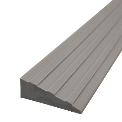 0.4 Inch Rise Threshold Ramp for Doorways, Portable PVC Doorway RampWheelchair Ramp is Cuttable for Doorways, Sweeper, Power Scooters(White)